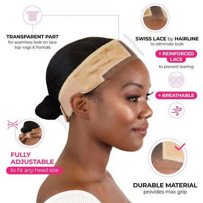 CityChic Nude Lace Original Wig Grip Band